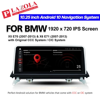 Qualcomm Auto Multimedia GPS Player Pentru BMW Seria X5 E70 X6 Seria E71 2007-2013 Android 10.0 CCC la CIC Sistemul CarPlay Navigare