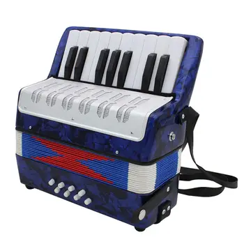 IRIN 17 Cheie 8 Bas Acordeon Profesionale Mini Acordeon Educativ Instrument Muzical pentru Copii Copii Adulți Cadou