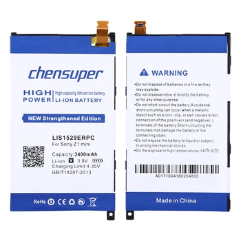 Chensuper 3400mAh 3400mAh LIS1529ERPC Bateriei pentru Sony Xperia Z1 mini Z1mini D5503 Z1 Compact M51w