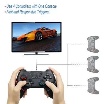 Bluetooth Wireless Switch Pro Controller Gamepad Pentru Nintendo Comutator gamepad Pentru NS Consola Joystick Wireless USB PC Controlle 6130
