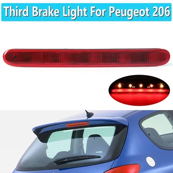 6350K5 a Treia Lumină de Frână de Mașină de 12V Rosu din Spate Stop Spate Suplimentar de Înaltă Monta Lămpi de Stop Pentru Peugeot 206