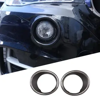 Pentru BMW X5 F15-2018 Car styling ABS bon Textura de Fibre de Ceață Față Lampă de Decorare a Acoperi Accesoriile 2 buc