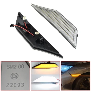 2 buc Dinamic Secvențială, Lampa LED-uri de Semnalizare de poziție Laterale Lumina Pentru Honda Civic al 10-lea Gen Sedan/Coupe/Hatchback 2016 2017 2018