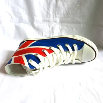 Barbati Unisex Pantofi marea BRITANIE Steagul Union Jack Design Original Pictat Pantofi Încălțăminte Respirabil de Înaltă Top Adidasi Casual Panza