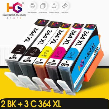 4 buc cartuș de cerneală de imprimantă pentru HP364XL HP 364 XL pentru HP Photosmart 5510 5515 6510 B010a B109a B209a Deskjet 3070A HP364