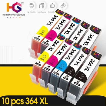 4 buc cartuș de cerneală de imprimantă pentru HP364XL HP 364 XL pentru HP Photosmart 5510 5515 6510 B010a B109a B209a Deskjet 3070A HP364