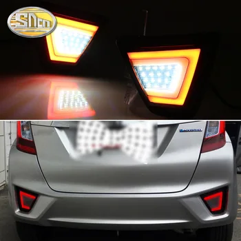 Pentru Honda Jazz / Fit 2016 Bara Spate Reflector LED Lumina de Frână lumini de Conducere Accesorii Auto