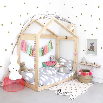 DIY 4 Set Polka Dot Baby Autocolante de Perete Copii Decor Dormitor mai Multe Combinatii de Culori Decal Camera Copii Camera Copilului Autocolant de Perete