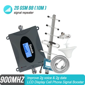 3G 2G GSM 900 MHz Amplificator de Semnal 65dB Repetor Telefon Celular Amplificator Antena Yagi+13m RG6 Set pentru Xiaomi/Huawei/Iphone# 5