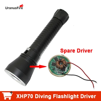 1 BUC LED-uri de Scufundări Flaslight Driver 8.4 v Puternic fără Trepte de Reglaj Driver Pentru XHP70 XHP70.2 LED lanterna Lanterna Bec Lampa