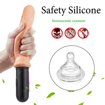 FLXUR Realistic Dildo Vibrator Flexibil Penis Artificial jucarii Sexuale pentru Femei Clitorisul Stimulator Masturbator Sex Produs pentru Adulți