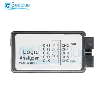 Mini USB Portabil Analizor Logic 24M 8CH Profesionale Microcontroler ARM FPGA Datele de Depanare Incarca Instrument de Măsurare