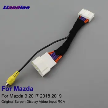 Liandlee 18 Pini Conector de Sârmă Pentru Mazda 3 Mazda3 2017/2018/2019 Cablu Adaptor RCA retrovizoare cu Camera Video Original 64534