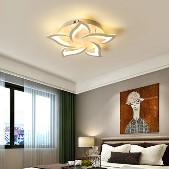 Noul led Candelabru Pentru Camera de zi Dormitor Acasă luciu para sala AC85-265V Led-uri Moderne Plafon Candelabru Lampă de corpuri de iluminat