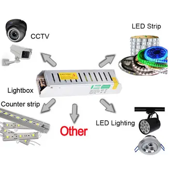 LED de Putere de Alimentare 12 v 3 5 8.5 10 15 30 DC 12V LED Driver Adaptor de Iluminat, Transformatoare 36W 60W 120W 150W 180W 200W 240W 360W