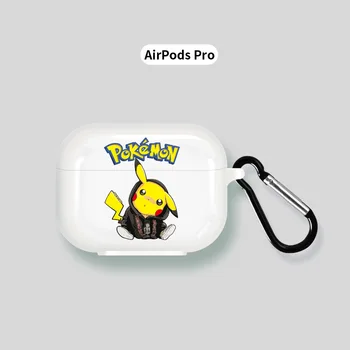 Pikachu AirPods husă de Protecție Anti-picătură de Desene animate Drăguț AirPods Pro 1/2 Generație Wireless Bluetooth Cască de Protecție Coajă 6607