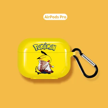 Pikachu AirPods husă de Protecție Anti-picătură de Desene animate Drăguț AirPods Pro 1/2 Generație Wireless Bluetooth Cască de Protecție Coajă