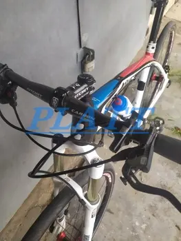Aliaj de aluminiu + Carbon Pachet Rod Tije de Carbon de Ciclism Biciclete de Munte Biciclete Rutiere 3K Lucios / mat Negru 6 Grade Tulpini