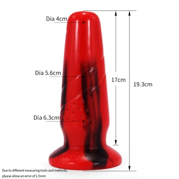 YOCY Mare Analsex Jucarii Pentru Mans Gay ventuza Butt Plug din Silicon Colorate Fantezie Penis artificial Femei Fund Masaj Orgasm