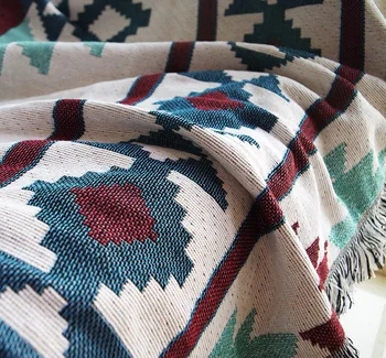 Europene Boemia Stil Canapea, Pături pentru Decor Acasă să Călătorească cu Avionul Tricotate Pătură