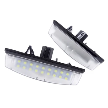 2 Buc LED-uri cu Numărul de Înmatriculare Lumini Lampa pentru MITSUBISHI Grandis Colt plus Pentru Toyota Camry/Aurion Avensis Verso Echo Prius 6647