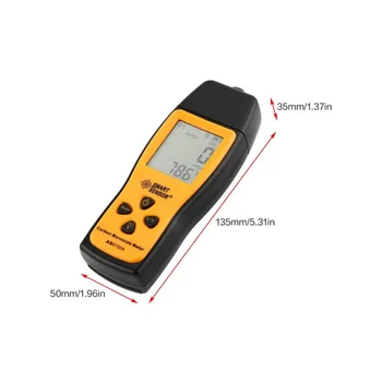 Handheld Monoxid de Carbon Metru Portabil CO Detector de scurgeri de Gaze Analizor de Gaze de Înaltă Precizie Detector de Gaz Monitor Tester 1000ppm