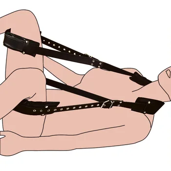 Lenjerie Sexy Femei BDSM auto Robie Centura Restricții Curvă Cuplurile Sexuale deschis picioare Picioare Mobilier Curele intim distribuitor