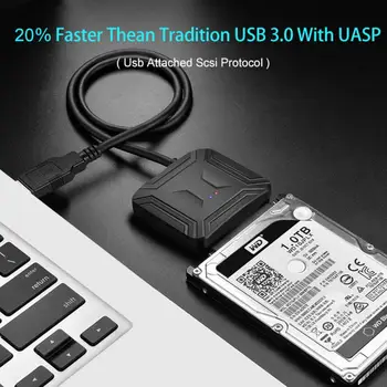 Pentru SATA USB Adaptor USB 3.0 2.0 La Sata 3 Cablu Convertor Cabo De 2.5 3.5 HDD SSD Hard Disk Sata La USB Cablu Adaptor