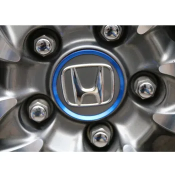 4buc de Styling Auto Inelul Butucului Roții Decor Cerc Pentru Honda Civic TYPER XR-V, HR-V, Accord autocolante auto Accesorii
