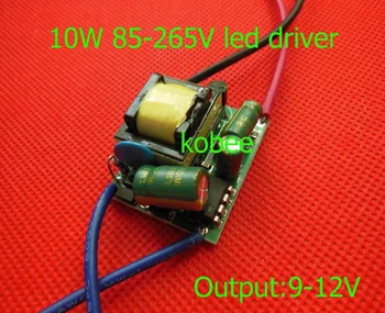 5pcs/lot 10w LED-uri în Interiorul Driver pentru 10W Lămpii, Intrare 85-265V, 1050mA / 9-12V 6949
