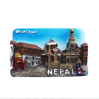 Nepal Peisaj Frigider Magneți de Suveniruri Nepal Locuri Pitorești Decorative 3d Rasina de Artizanat Decor Acasă Idei de Cadouri Asia Turistice