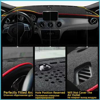 Anti-UV, Anti-Alunecare tabloul de Bord Capacul de Protecție a Evita Lumina Parasolar Covor Mat pentru Hyundai Santa Fe 2019 2020 TM Accesorii Auto