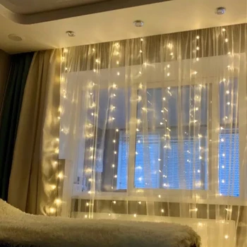 10M x 3M Sloi de gheață Ghirlanda LED-uri Cortina Șir de Lumini Decoratiuni de Craciun Petrecere de Vacanță Acasă Patio Nunta de basm lumini Pentru Camera