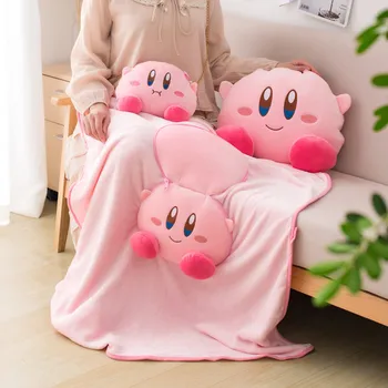 Kawaii Kirby steaua jucărie de pluș sac de mesager pernă pătură peluche portofel Kirby pluș geanta poseta de monede de desene animate jucarii pentru fete cadou