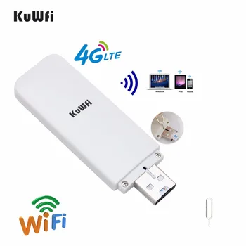 KuWfi Deblocat 4G Wifi Router Wireless USB WIFI Modem LTE de Rețea USB Wireless Hotspot Dongle Cu Slot pentru Card SIM Semnal Stabil 7052