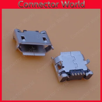 100buc/lot Pentru Alcatel 4010 OT4010 Vodafone 875 V875 micro mini 5 pin usb de încărcare de încărcare conector jack plug mufa dock port 7074