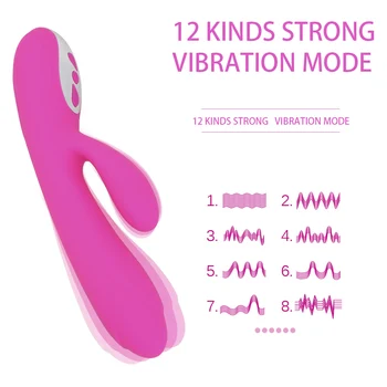Încălzit Vibrator Rabbit Vibrator pentru Femei Anal Plug Jucărie Sexuală Stimulator Clitoris Masturbari sex Feminin Mașină de Cuplu Instrumente Adult Magazin