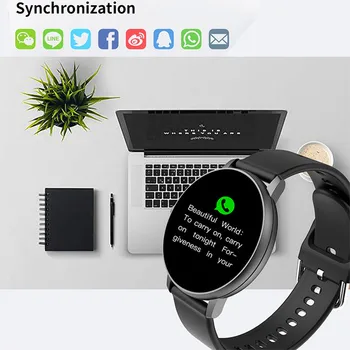 Complet Tactil Inteligent Ceas Barbati Tensiunii Arteriale Smartwatch Femei Impermeabil Rata de Inima Tracker Sport Ceas de Ceas Pentru Android IOS