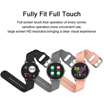 Complet Tactil Inteligent Ceas Barbati Tensiunii Arteriale Smartwatch Femei Impermeabil Rata de Inima Tracker Sport Ceas de Ceas Pentru Android IOS