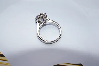 De lux de 4 carate piatra Simulate inele pentru femei din argint inele de logodna sona piatra inel de nunta,Transport Gratuit!