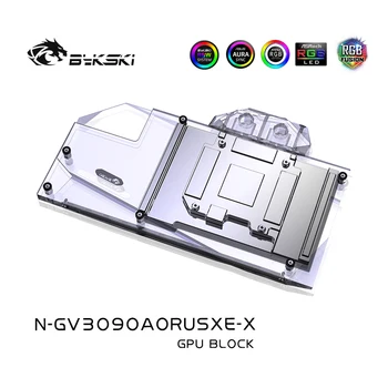 Bykski N-GV3090AORUSXE-X,3090 3080 GPU Apă, Bloc Pentru Gigabyte AORUS RTX 3090 3080 XTREME,Card Grafic Radiator,VGA Cooler ARGB 717
