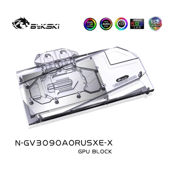 Bykski N-GV3090AORUSXE-X,3090 3080 GPU Apă, Bloc Pentru Gigabyte AORUS RTX 3090 3080 XTREME,Card Grafic Radiator,VGA Cooler ARGB