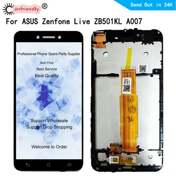 Pentru ASUS Zenfone Live ZB501KL A007 Display LCD+Touch Screen de Reparare Digitizer cu cadru Înlocuirea Ansamblului Pentru Asus ZB501KL