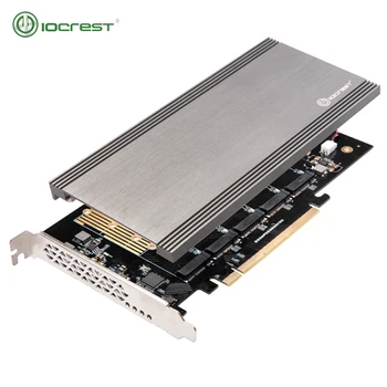 IOCREST PCIe 3.0 la 5 M. 2(SATA) B-cheie suport pentru Card 2280, 2260, 2242 si 2230 dimensiune 7226