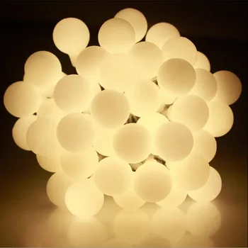 10M 100 LED Glob Șir de Lumini Alb Cald/Alb Mingea Zână Lumina pentru Petrecerea de Nunta de Crăciun Anul Nou Interior și Decor în aer liber