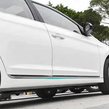 Din Oțel inoxidabil de caroserie Usa Turnare Partea Garnitura Pentru Hyundai Elantra AD 2017 2018 Styling Auto Autocolant