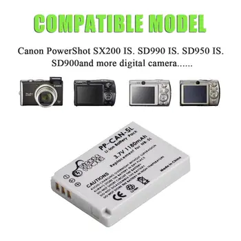 2 buc NB-5L Acumulator si LED, Incarcator pentru Canon PowerShot S100 S110 SD790IS SD850IS SD870IS SD880IS SD890IS SD970IS SD990IS 7294