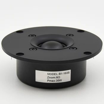 ABKT-Hifi 4 Inch Tweeter Unitate Difuzor de Mătase Neagră cu Membrană 8 OHM, 30W Plastic 103mm Înalte Difuzor B1-103S