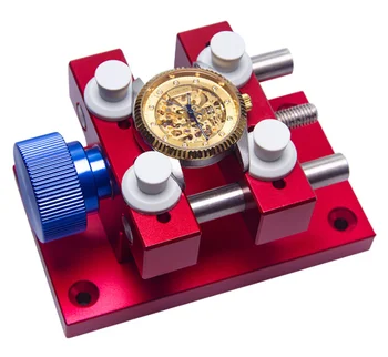1 buc Mari de Metal Ceas de Caz Suport Reglabil Ceasornicari Vice-Instrument pentru Ceasuri de mana Reparatii