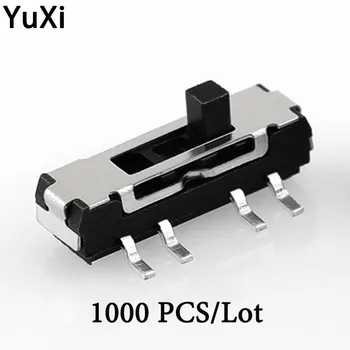 1000pcs/Lot 8P3T comutator Interruptor on-off mini 1 Mod 3 Band Glisați Comutatorul PCB Montare micro comutator glisant 8pini 3 Poziția